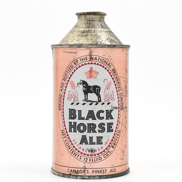 Black Horse Ale Canadian Cone Top