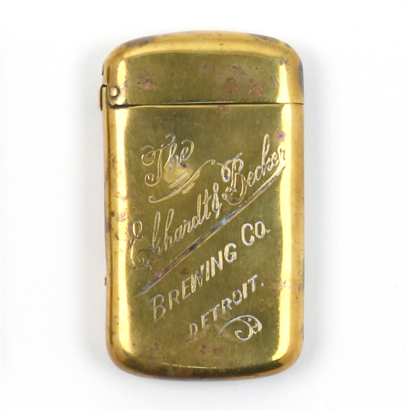 Ekhardt and Becker Brewing Pre-Prohibition Brass Match Safe