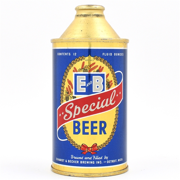 E and B Special Beer Cone Top CRISP 160-15