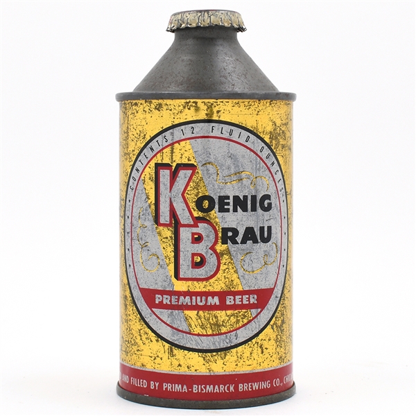 Koenig Brau Beer Cone Top NON-IRTP NO ALC UNLISTED