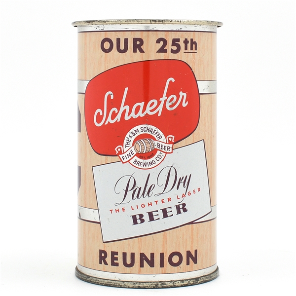 Schaefer Beer 25th Reunion Flat Top Drinking Cup 217-2