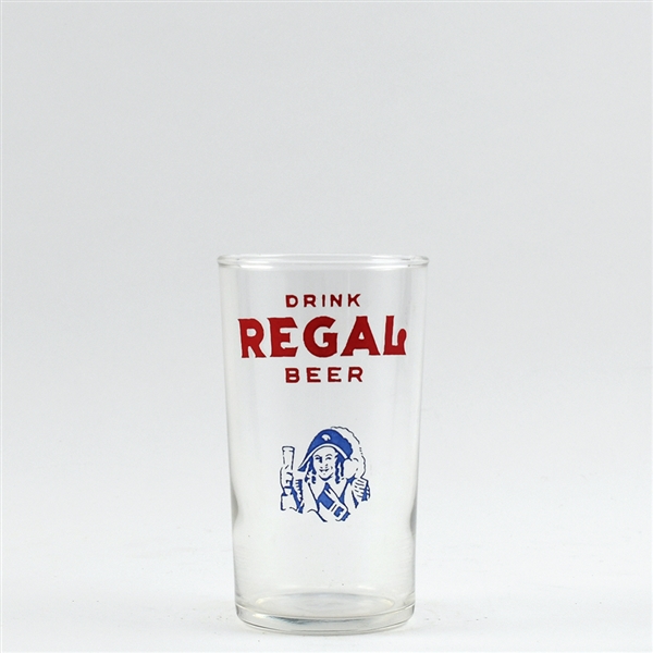 Regal Beer 1950s ACL Glass