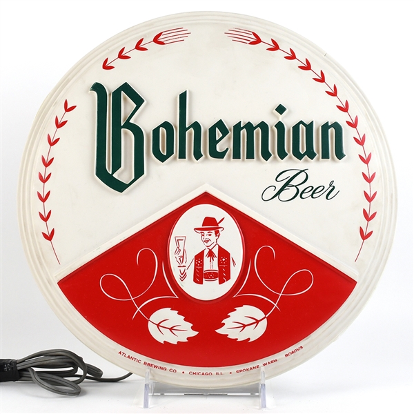 Bohemian Beer 1960s Lighted Sign