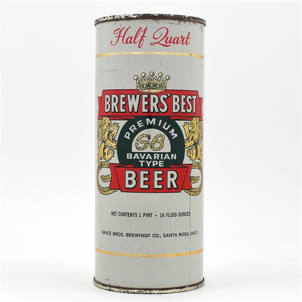 Brewers Best Beer Flat Top SMALL TEXT MAIER LID 226-8