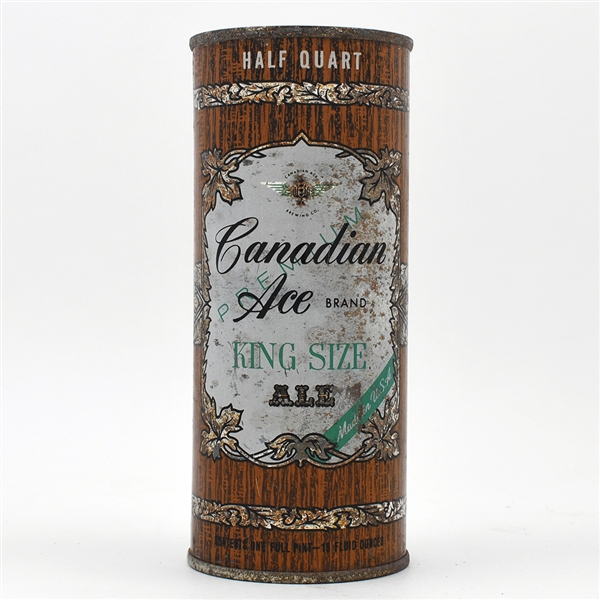 Canadian Ace Ale 16 Ounce Flat Top STRONG ALE LID 227-20