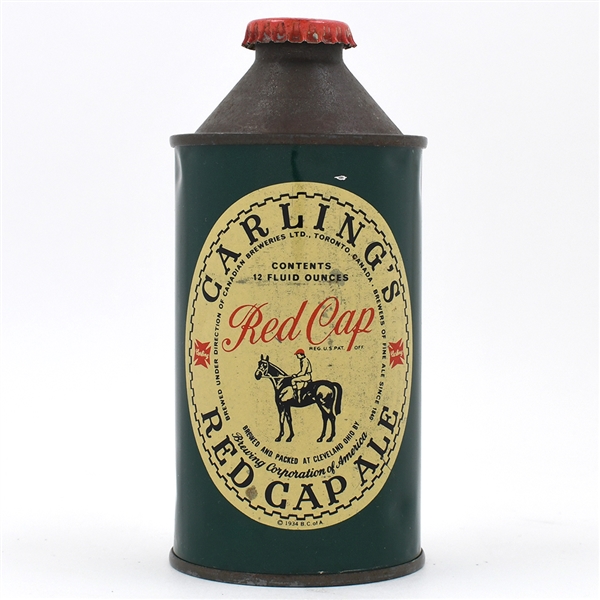 Carlings Red Cap Ale Cone Top 156-26