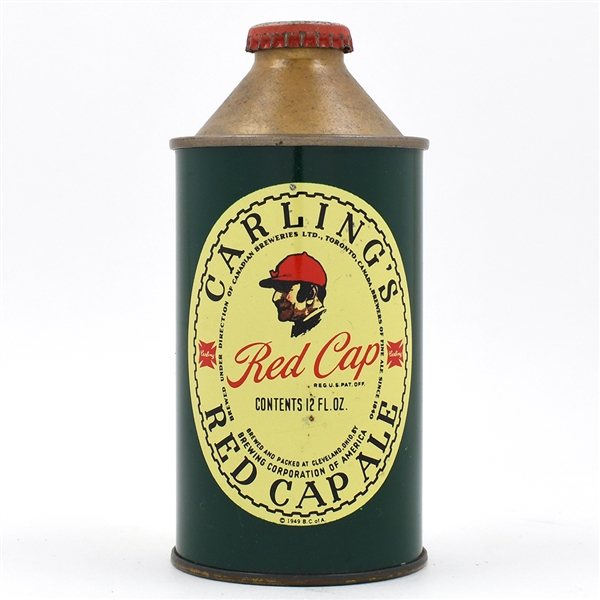 Carlings Red Cap Ale Cone Top NON-IRTP 156-28