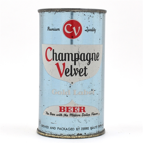 Champagne Velvet Beer Color Series Flat Top LIGHT BLUE SCARCE 48-39