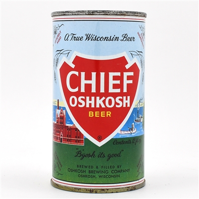Chief Oshkosh Beer INSERT JUICE TAB OSHKOSH 55-3