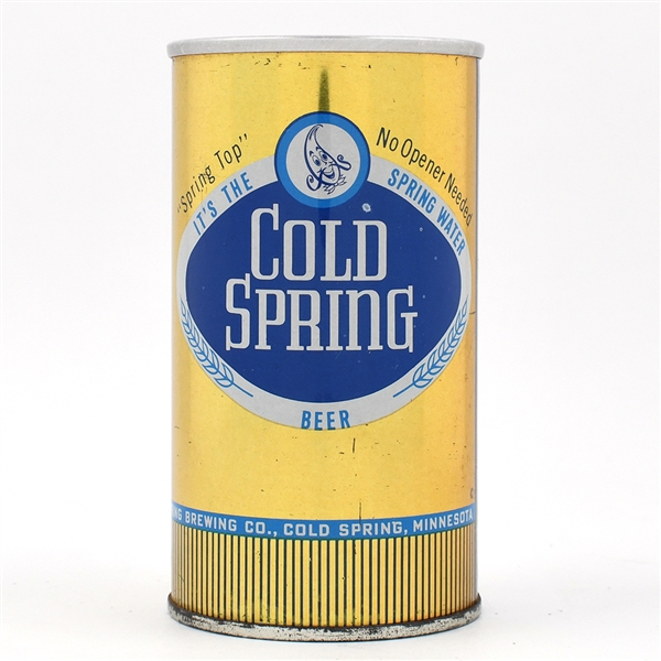 Cold Spring Beer Pull Tab SPRING TOP BLUE 55-30