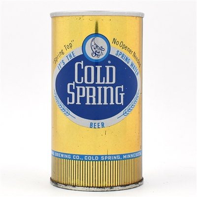 Cold Spring Beer Pull Tab SPRING TOP BLUE 55-30