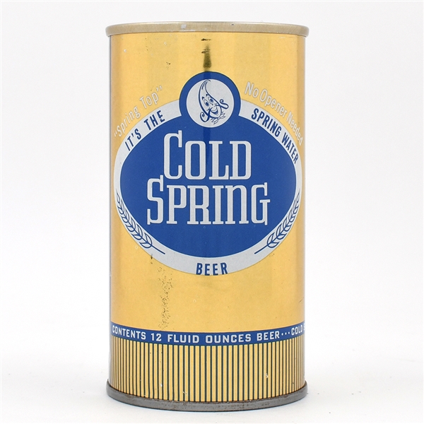 Cold Spring Beer Pull Tab SPRING TOP WHITE 55-31