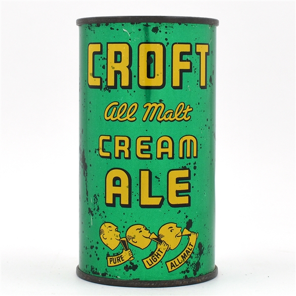 Croft All Malt Ale Flat Top SCARCE CLEAN 52-19