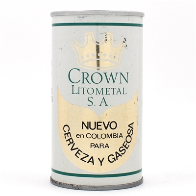 Crown Litometal SA Columbian Promotional Salesman Sample Pull Tab