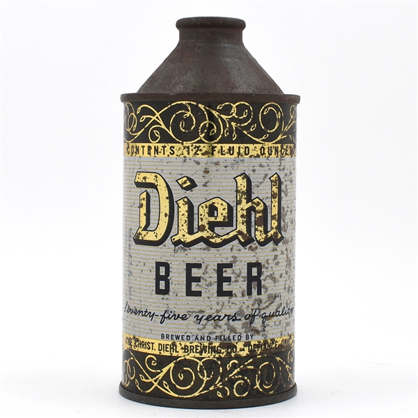 Diehl Beer Cone Top SEVENTY FIVE YEARS IRTP 159-15