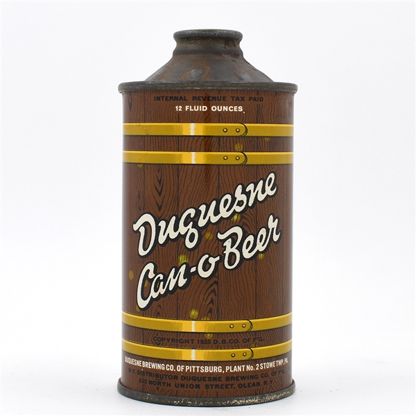Duquesne Beer Cone Top 159-25
