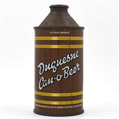 Duquesne Beer Cone Top 159-28