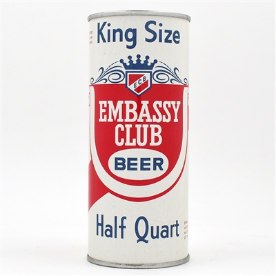 Embassy Club Beer 16 Ounce Flat Top 229-3