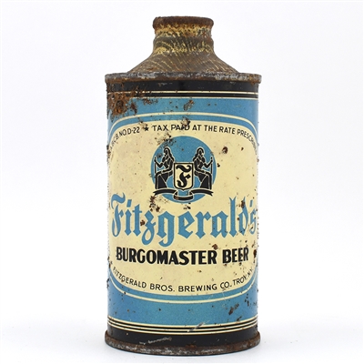 Fitzgeralds Burgomaster Beer Cone Top SCARCE 163-4