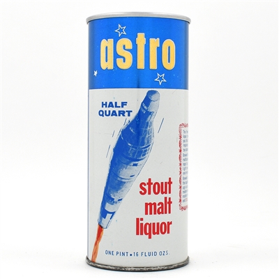 Astro Stout Malt Liquor 16 Ounce Zip Top 138-17