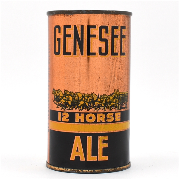 Genesee 12 Horse Ale Flat Top NON-OI NON-IRTP TOUGH 68-20