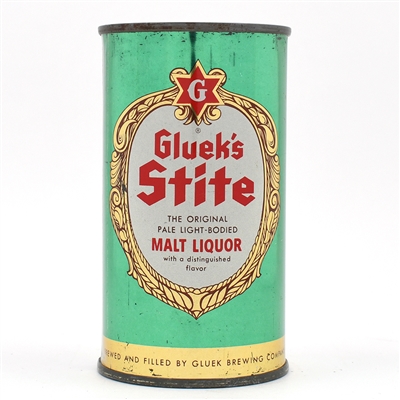 Glueks Stite Malt Liquor Flat Top SCARCE CLEAN 70-10
