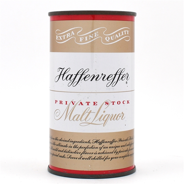 Haffenreffer Malt Liquor Flat Top 78-37