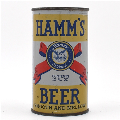 Hamms Beer Instructional Flat Top GRAY ENAMEL SCARCE 79-15 USBCOI 379