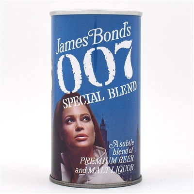 James Bonds 007 Malt Liquor Pull Tab PARLIAMENT AT NIGHT 82-30