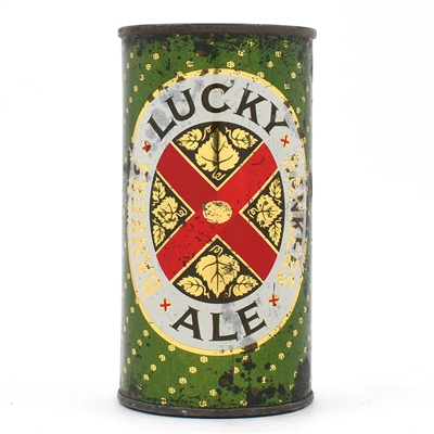 Lucky Bankers Ale 11 Ounce Flat Top METALLIC 93-5