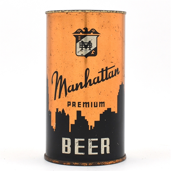 Manhattan Beer Instructional Flat Top Drinking Cup 94-23 USBCOI 517