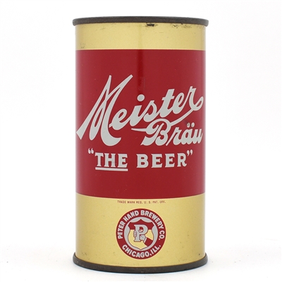 Meister Brau Beer Instructional Flat Top NO ARTIFICIAL GAS SCARCE R9 95-5 USBCOI 523
