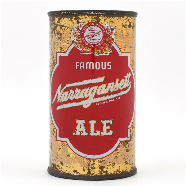 Narragansett Ale Flat Top KEGLINED 101-19