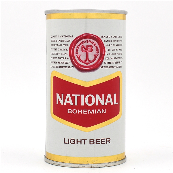 National Bohemian Beer Zip Top BALTIMORE MINTY 96-39