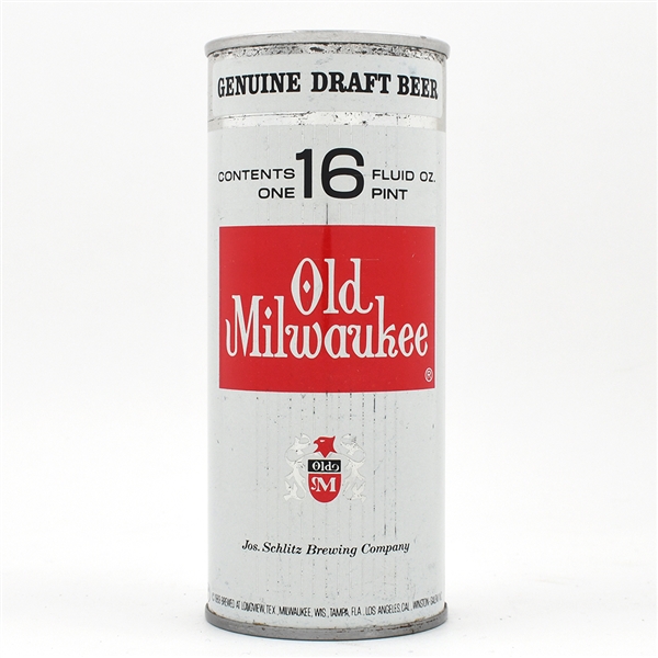 Old Milwaukee Draft 16 Ounce Pull Tab LONGVIEW TOUGH UNLISTED