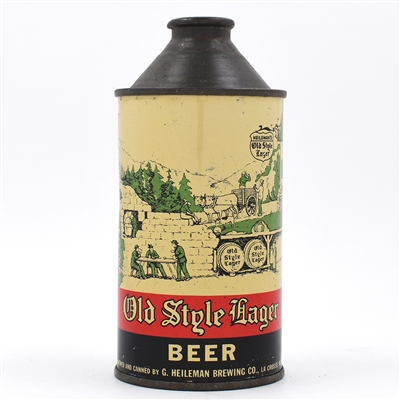 Old Style Beer Cone Top DNCMT 4 PERCENT 177-18