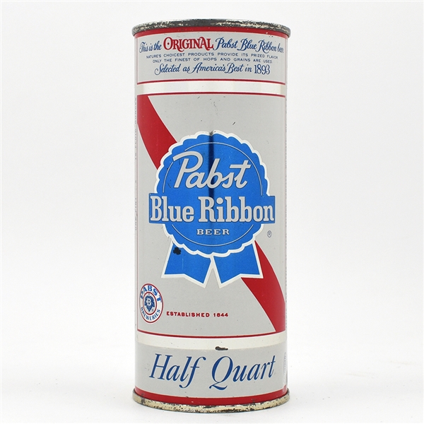 Pabst Blue Ribbon Beer 16 Ounce Lidded as a Flat Top MILWAUKEE 233-28