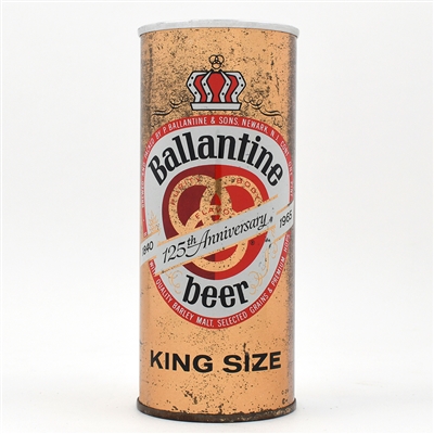 Ballantine Beer Zip Top 125TH ANNIVERSARY 138-25