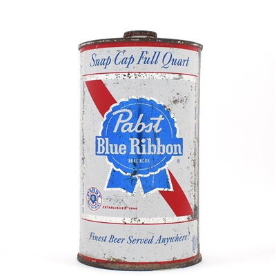 Pabst Blue Ribbon Beer Quart Snap Cap NEWARK 217-2