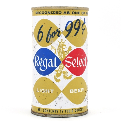 Regal Select Beer Pull Tab 6 FOR 99 113-38