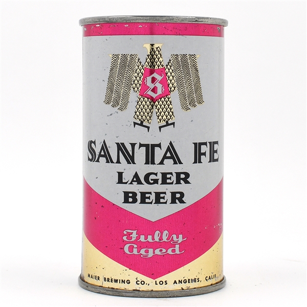 Santa Fe Beer Flat Top SCARCE CLEAN 127-17