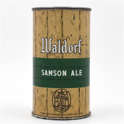 Waldorf Samson Ale Flat Top ULTRA SCARCE 144-2 -STUNNING-