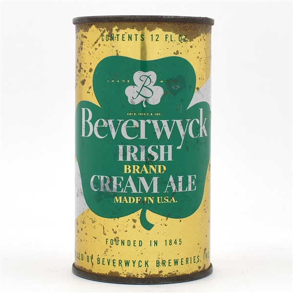 Beverwyck Irish Ale Flat Top NON-IRTP 36-37