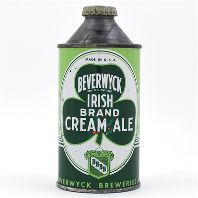 Beverwyck Irish Brand Ale Cone Top MADE IN USA 152-8