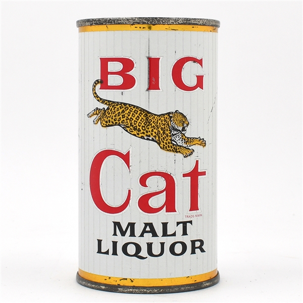 Big Cat Malt Liquor Flat Top MILWAUKEE UNLISTED