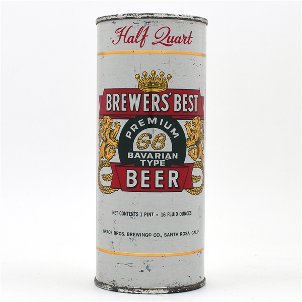 Brewers Best Beer Flat Top LARGE TEXT MAIER LID 226-8