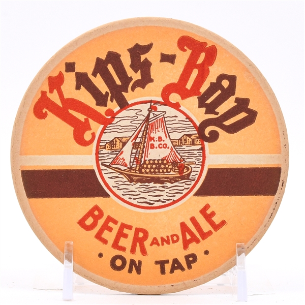 Kips-Bay Beer and Ale 2-sided Coaster SMACK YOUR LIPS