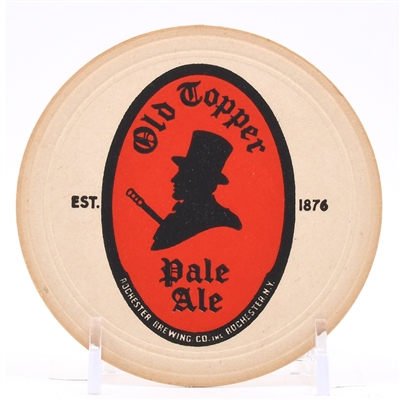 Old Topper Pale Ale 1-sided Coaster RARE