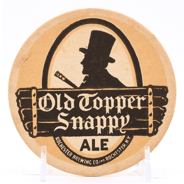 Old Topper Snappy Ale 1930s Coaster SCARCE