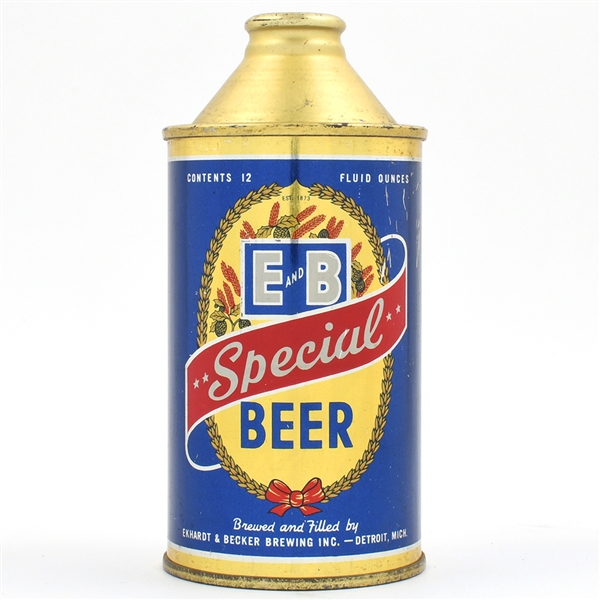 E and B Special Beer Cone Top CLEAN 160-15